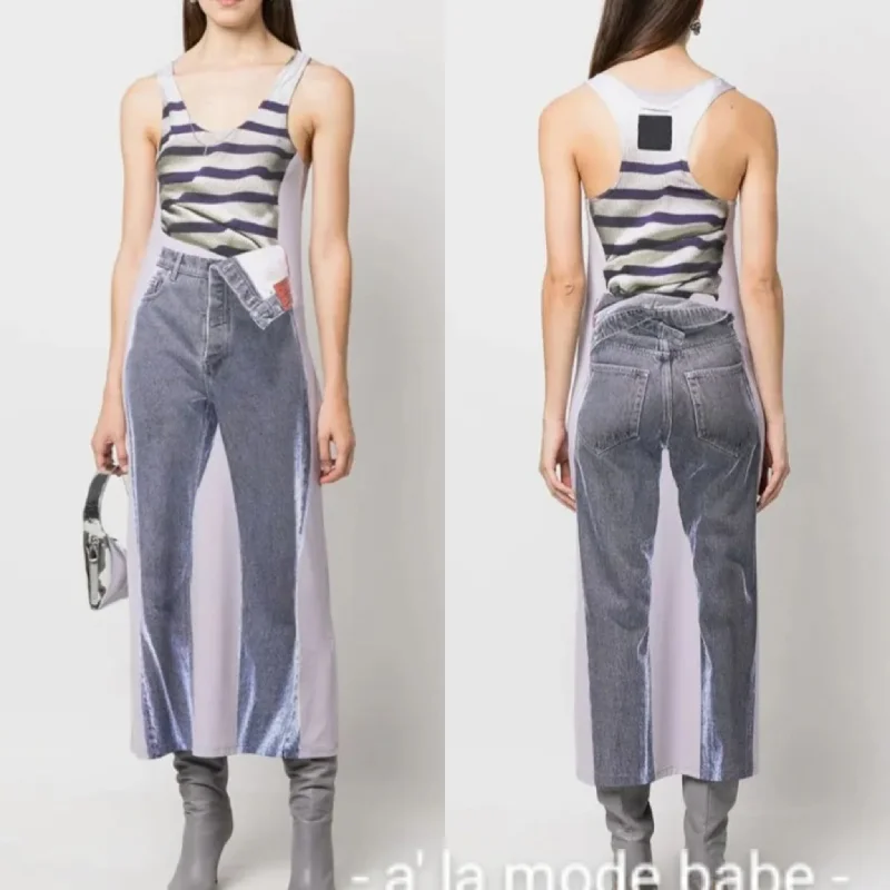 Tank & Jeans Maxi workout tank top