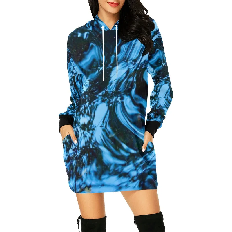 Patagonia Reflected Mini Hoodie Dress Hoodie with Earth Tones Natural Calm