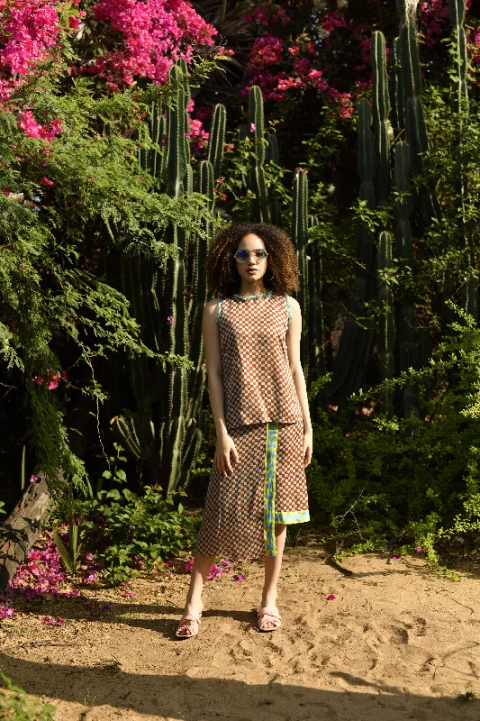 Moon Cactus Skirt denim skirt classic