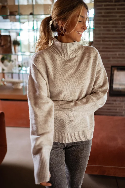 Grey Gawen Sweater Soft Cozy Warm