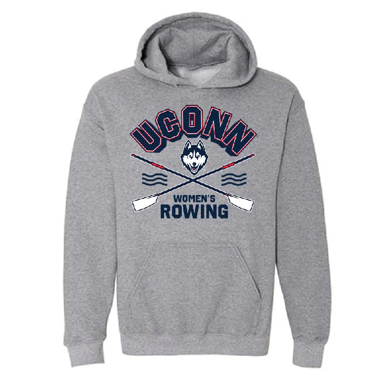 UConn - NCAA Women's Rowing : Jordyn Chezem - Sports Shersey Hooded Sweatshirt Hoodie with Back Slit Movement Comfort