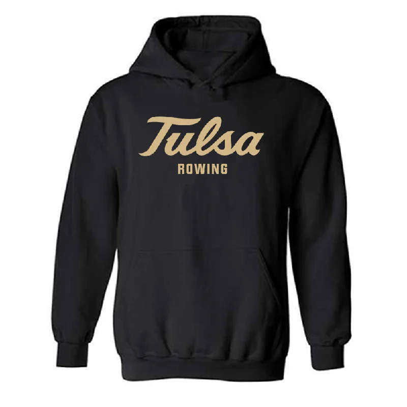 Tulsa - NCAA Women's Rowing : Danica Swetz - Classic Shersey Hooded Sweatshirt Hoodie with Strings Custom Fit Adjustable