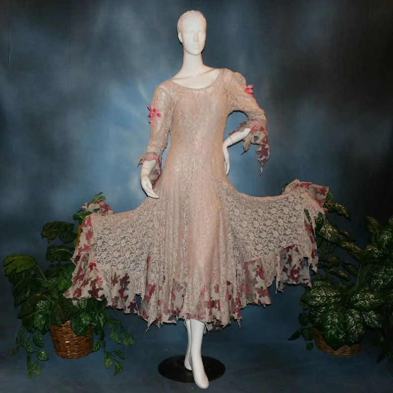 Social Ballroom Dress-Lacy & Flouncy Tunics Vintage classic