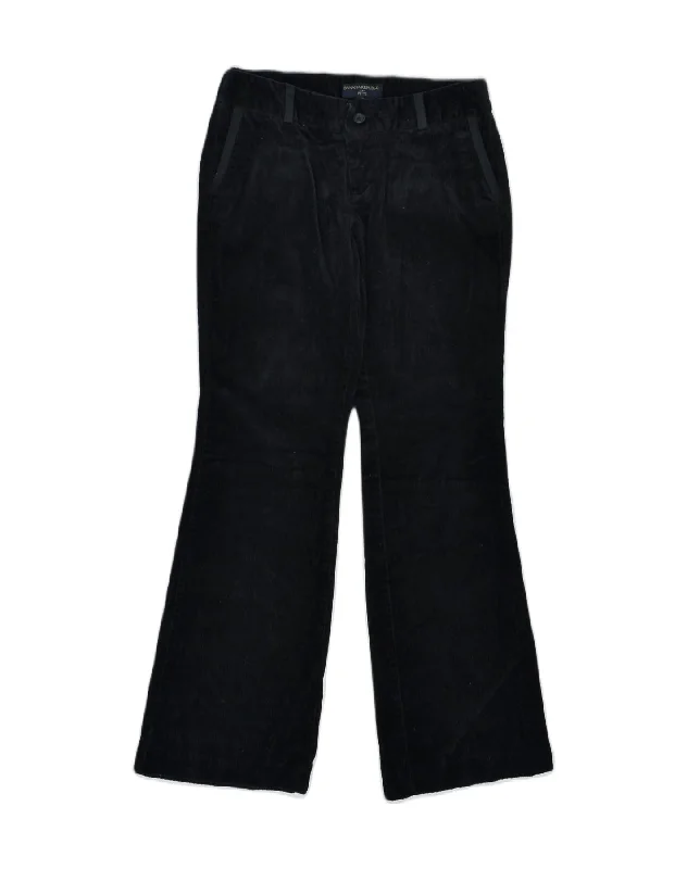 BANANA REPUBLIC Womens Petit Bootcut Corduroy Trousers US 6 Medium W30 L30 Black Trousers Leisure Comfortable BANANA REPUBLIC Womens Petit Bootcut Corduroy Trousers US 6 Medium W30 L30 Black Trousers Leisure Comfortable