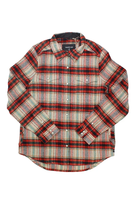 Toad & Co Womens Folk Yeah Shirt Jacket Jacket Blazer Coat
