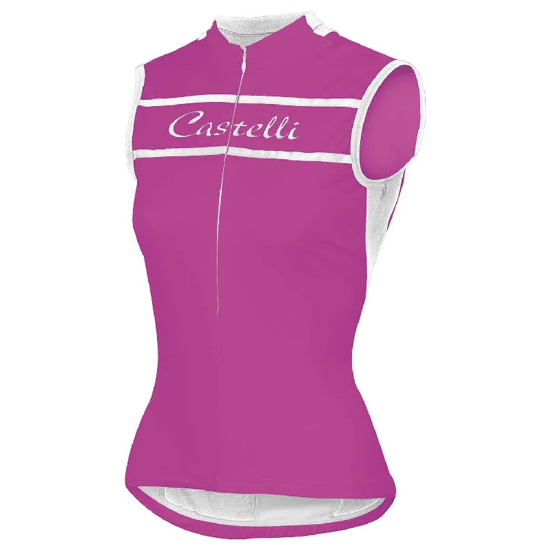 Castelli Promessa Sleeveless Jersey Silk Jersey Blouse