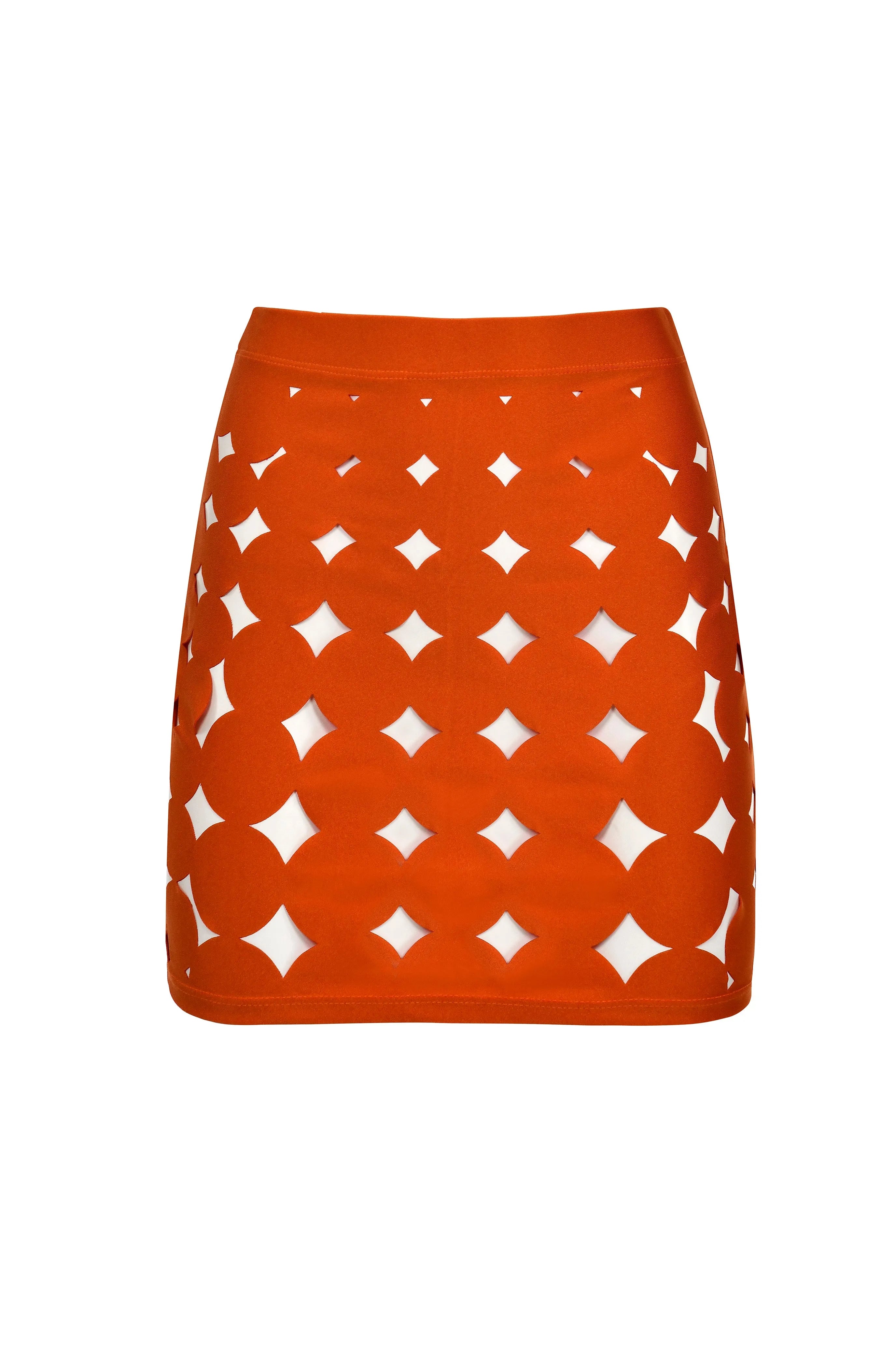 Distopia Skirt Orange chiffon skirt flowing