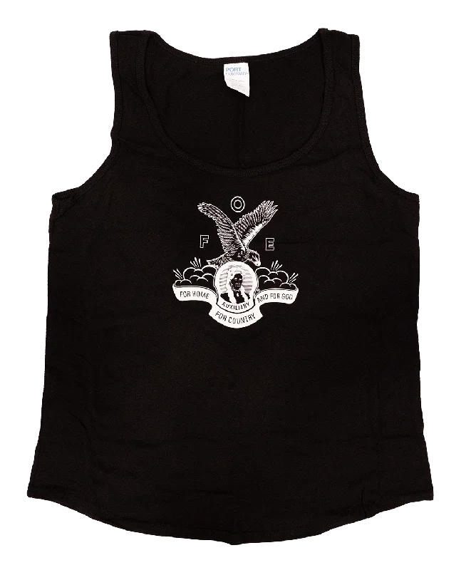 Ladies Auxiliary Logo Tank Top (#12) cold shoulder tank