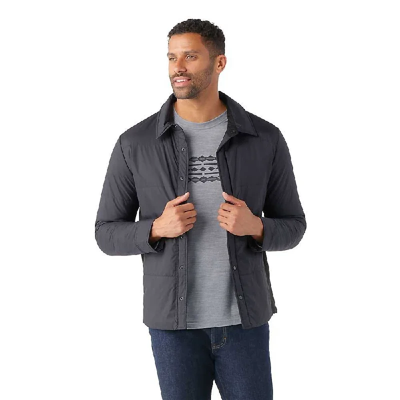 Smartwool Mens Smartloft Shirt Jacket Knit Fabric Woven Fabric Fleece Fabric