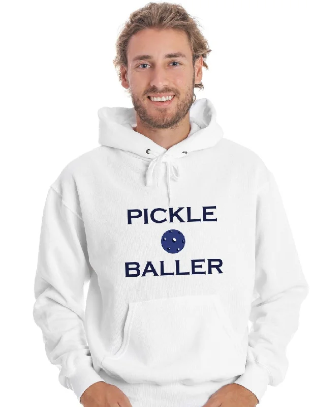 Unisex Hoodie Navy "Pickleballer" Sweatshirt Hoodie with Oversized Fit Loose Comfortable Unisex Hoodie Navy "Pickleballer" Sweatshirt Hoodie with Oversized Fit Loose Comfortable