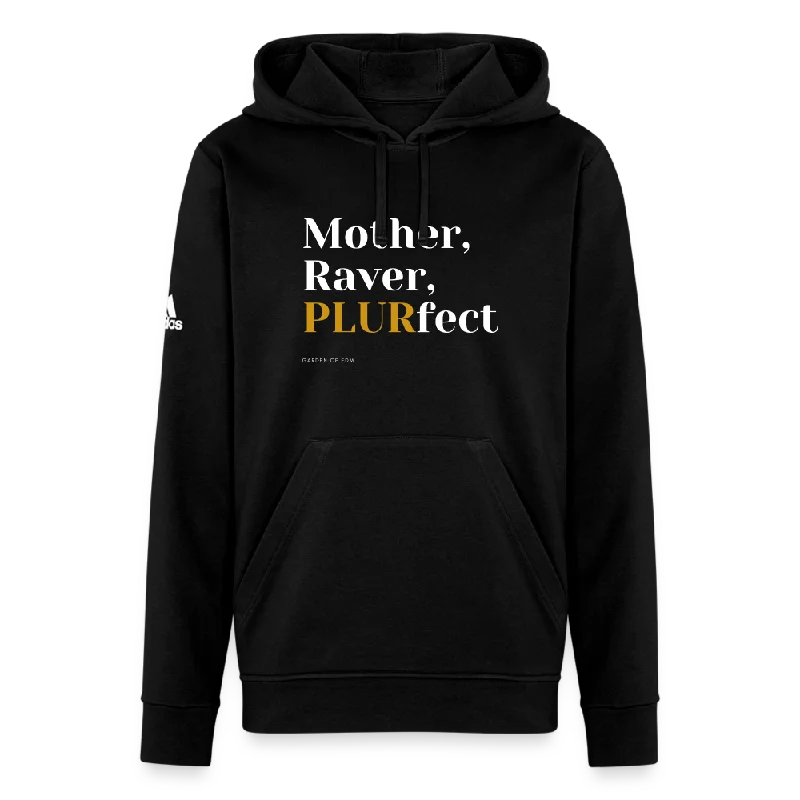 PLURfect Mother Adidas Unisex Fleece Hoodie Hoodie with Ribbed Neckline Snug Warm