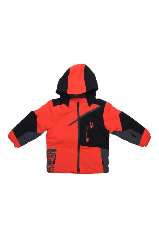 Spyder Toddler Boys' Challenger Jacket Front Pockets Side Pockets Patch Pockets