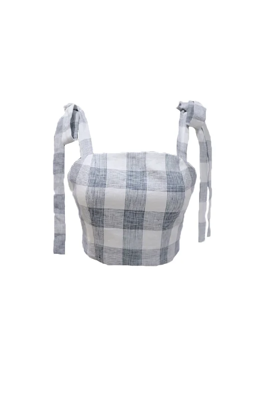 Juniper Crop Top Zippered Buttoned Snapped