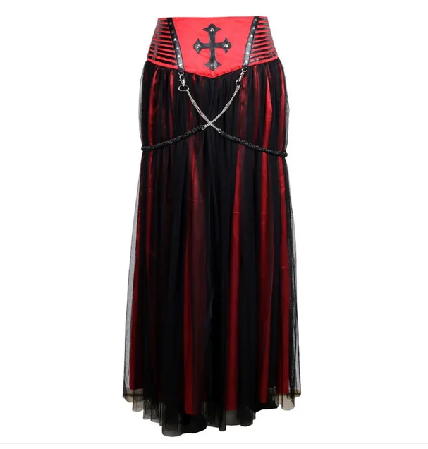 Skirt of the Crimson Countess chiffon skirt airy