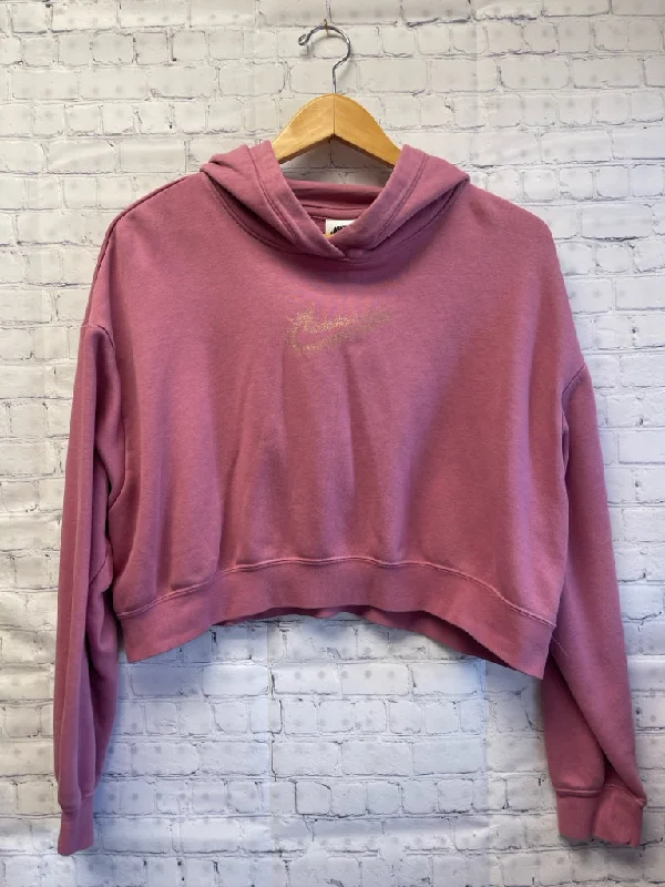 Size Medium Ladies Purple Nike Hoodie Hoodie with Side Slits Relaxed Casual