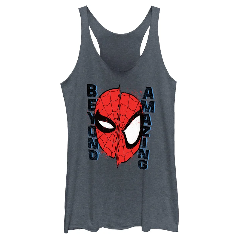 Women's Spider-Man: Beyond Amazing Glitched Hero Racerback Tank Top comfortable tank top