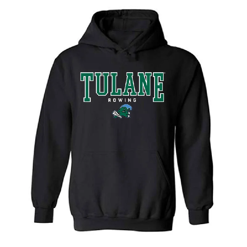 Tulane - NCAA Women's Rowing : Ava Anderson - Hooded Sweatshirt Zip Hoodie Drawstring Kangaroo Pocket