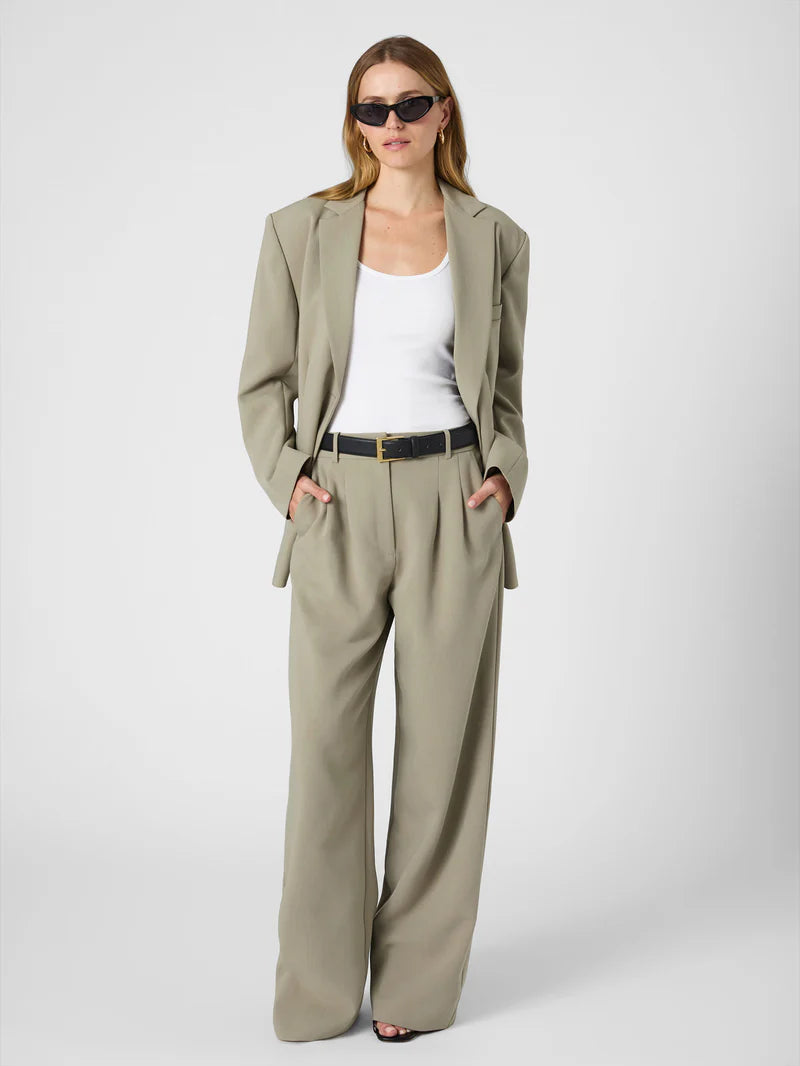 Azra Twill Trouser Trousers Leisure Comfortable