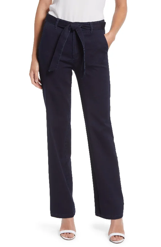 Anne Klein Tie Waist High Rise Trouser Jeans Trousers New Arrival