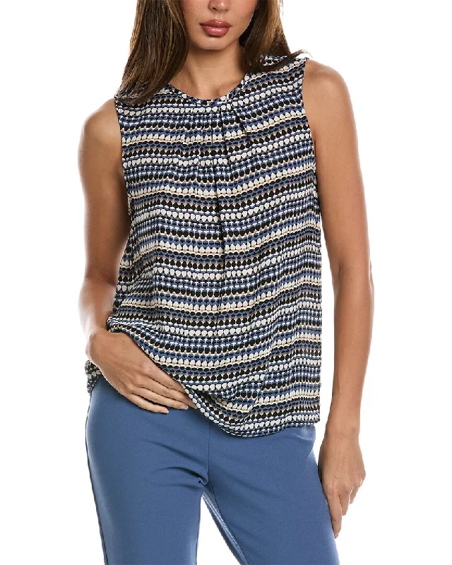 Anne Klein Scoop Neck Tank cropped tank top