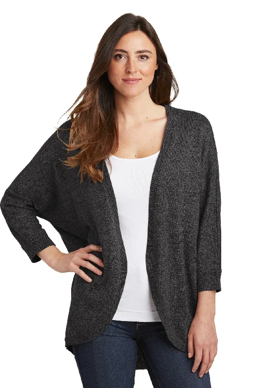 Port Authority Women's Marled Cocoon Sweater Spandex Blend Rayon Blend Denim Blend