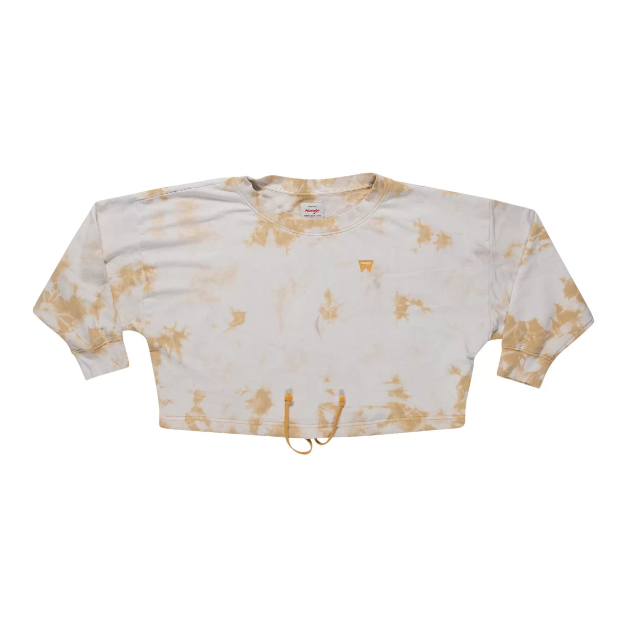 Wrangler Tie-Dye Crop Sweater - Women's Open Front Closed Front Wrap Front