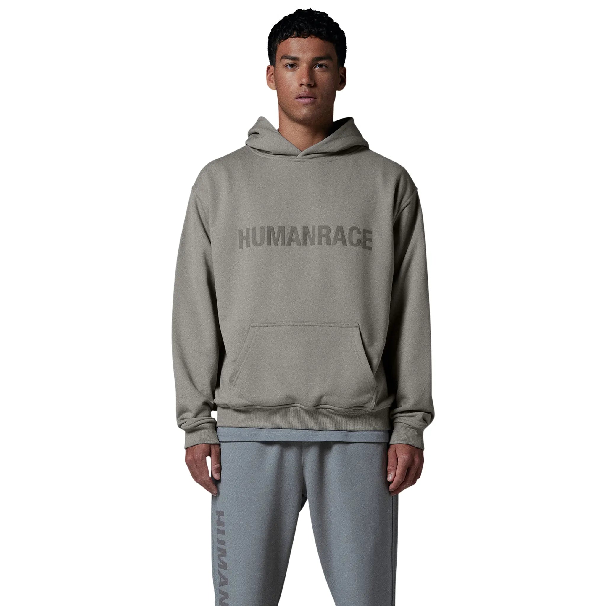 Human Race Human Desert Grey Hoodie Hoodie with Print Artistic Unique