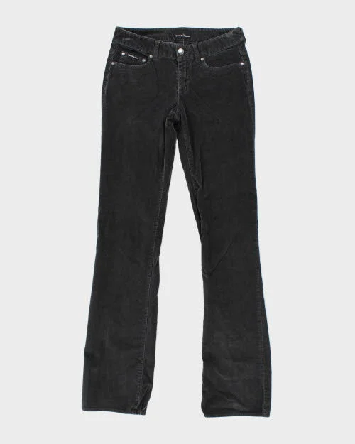 Calvin Klein Corduroy Trousers - W28 L33 Trousers Exclusive Limited
