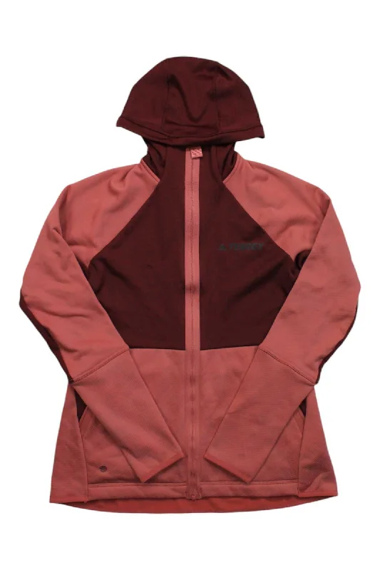 Adidas Womens Terrex Tech Flooce Hooded Jacket Chenille Jacket Brocade Jacket Lace Jacket