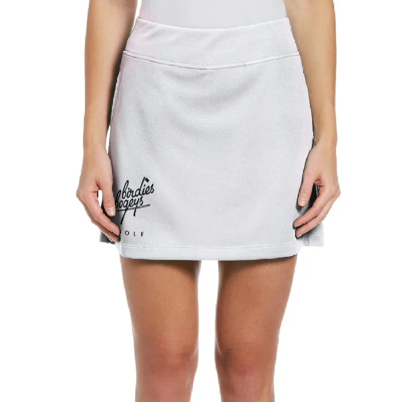 B&B Signature women's golf skirt leather skirt refined