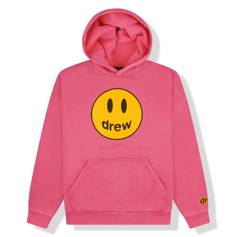 Drew House Mascot Hoodie Hot Pink Hoodie with Gradient Ombre Colorful