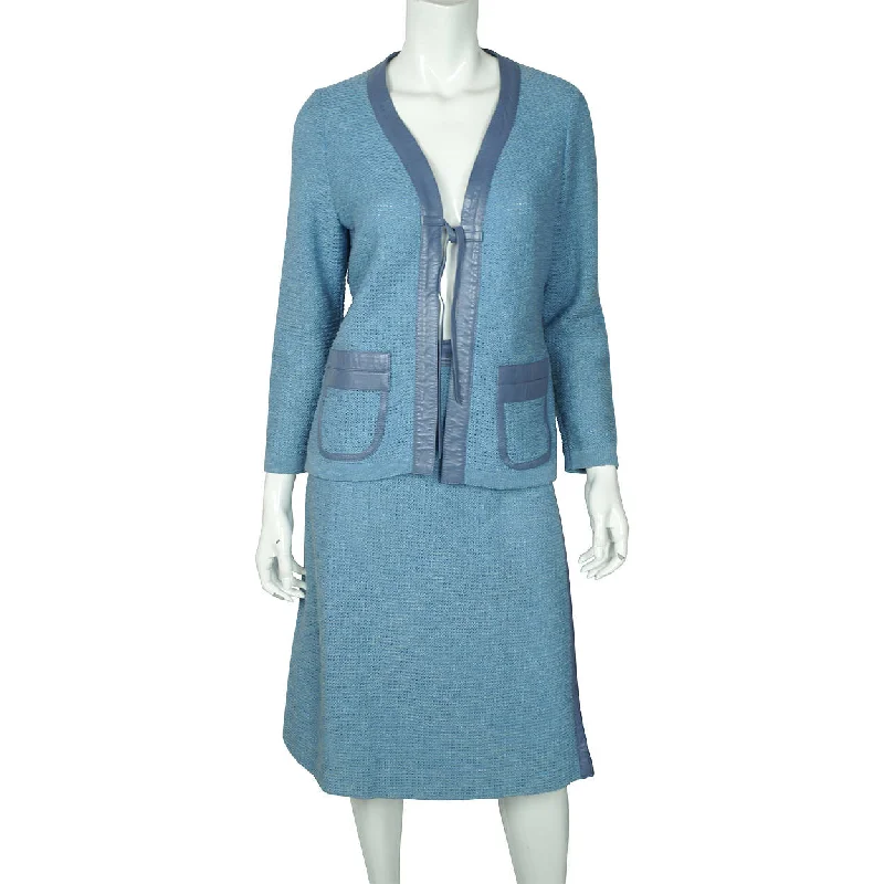 Vintage 1970s Pierre Falaise Paris Knit Skirt Suit Comformode France Ladies Sz M chiffon skirt lightweight Vintage 1970s Pierre Falaise Paris Knit Skirt Suit Comformode France Ladies Sz M chiffon skirt lightweight