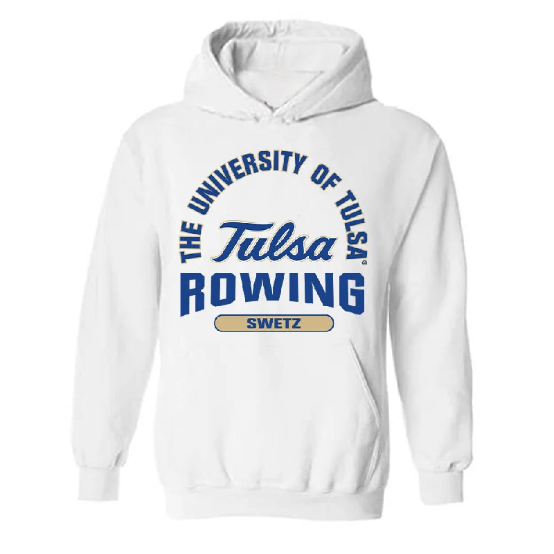 Tulsa - NCAA Women's Rowing : Danica Swetz - Classic Fashion Shersey Hooded Sweatshirt Hoodie with Zipper Versatile Modern