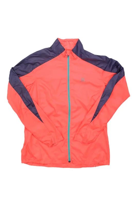 Salomon Womens Windbreaker Shell Jacket Wool Jacket Cashmere Jacket Tweed Jacket
