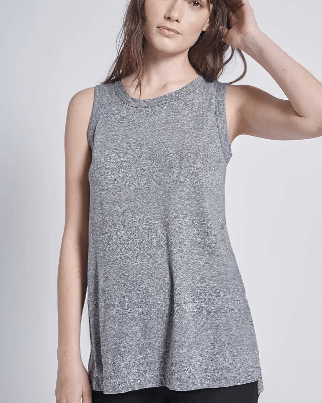 The Muscle Tank navy tank top