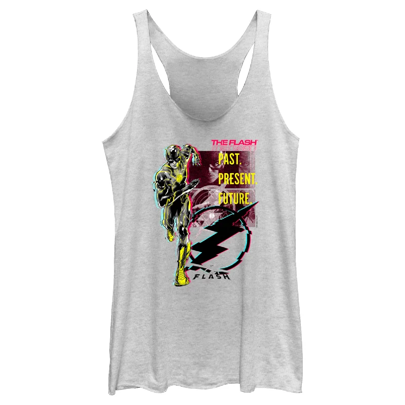 Women's The Flash Barry Allen Glitch Racerback Tank Top flexible tank top