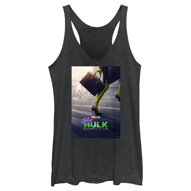 Women's She-Hulk: Attorney at Law Super Lawyer Racerback Tank Top athletic tank top