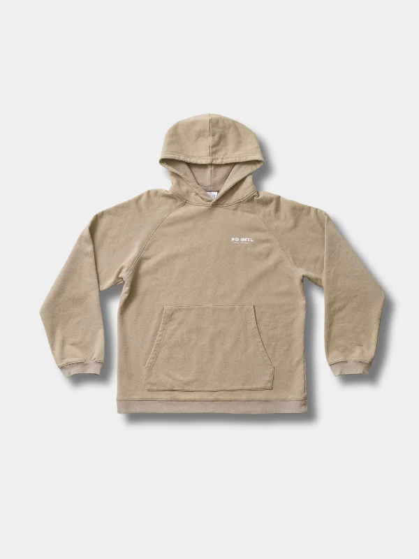 HEAVYWEIGHT POST GAME HOODIE (DESSERT) Hoodie with Fur Luxurious Winter
