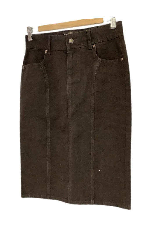 Brown Women's Skirt 096-13B denim skirt classic