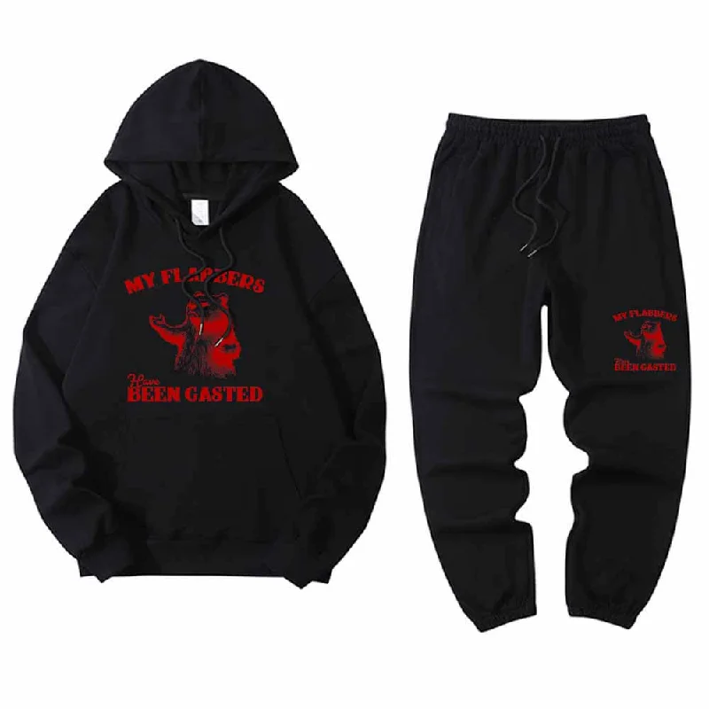My Flabbers Have Been Gasted Animal Hoodie Pants Set Hoodie with Half-Zip Sporty Casual My Flabbers Have Been Gasted Animal Hoodie Pants Set Hoodie with Half-Zip Sporty Casual