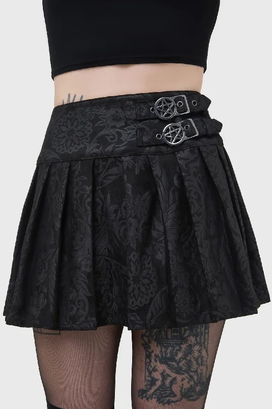 Bat Girl Skirt [BLACK LILY] mini skirt trendy