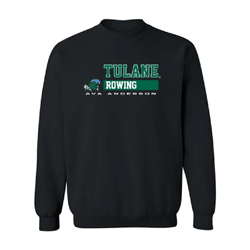 Tulane - NCAA Women's Rowing : Ava Anderson - Classic Fashion Shersey Crewneck Sweatshirt Hoodie Jacket Zipper Layering