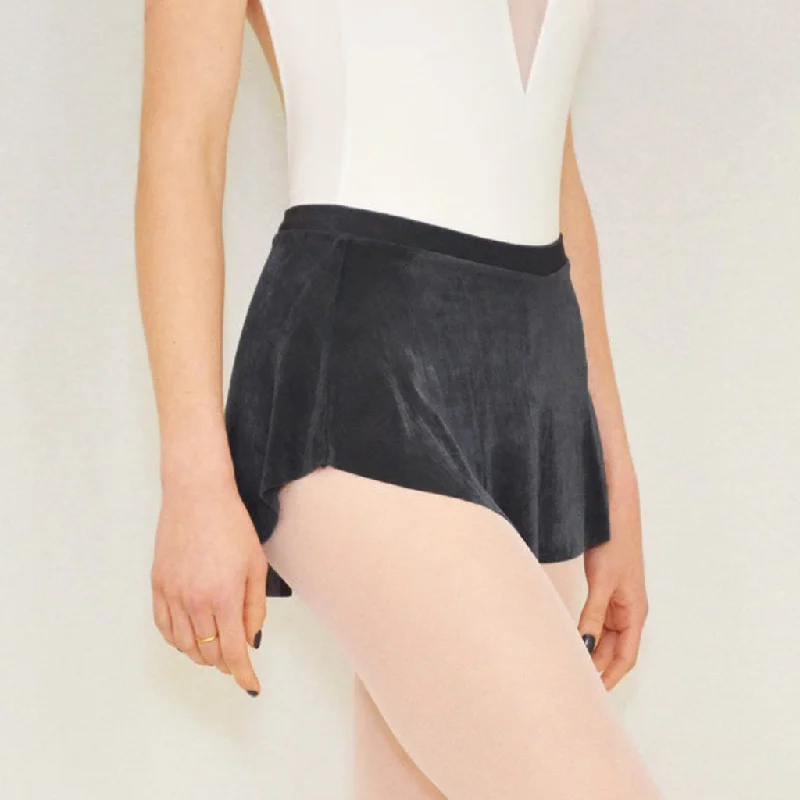Gunmetal Dance Skirt by Bullet Pointe zip skirt side