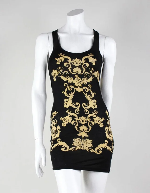 Torn By Ronny Kobbo Mini Sleeveless Black Racerback Dress - X-Small Tunics Brand named Torn By Ronny Kobbo Mini Sleeveless Black Racerback Dress - X-Small Tunics Brand named
