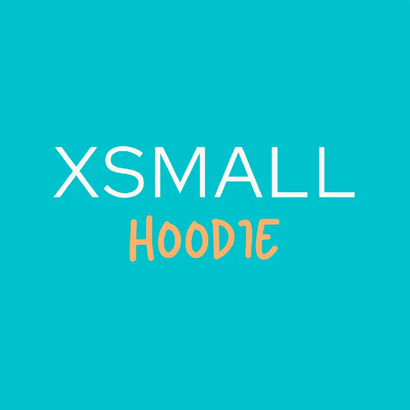 Hazel Blues® |  XSMALL HOODIE Hoodie with Button Placket Classic Preppy