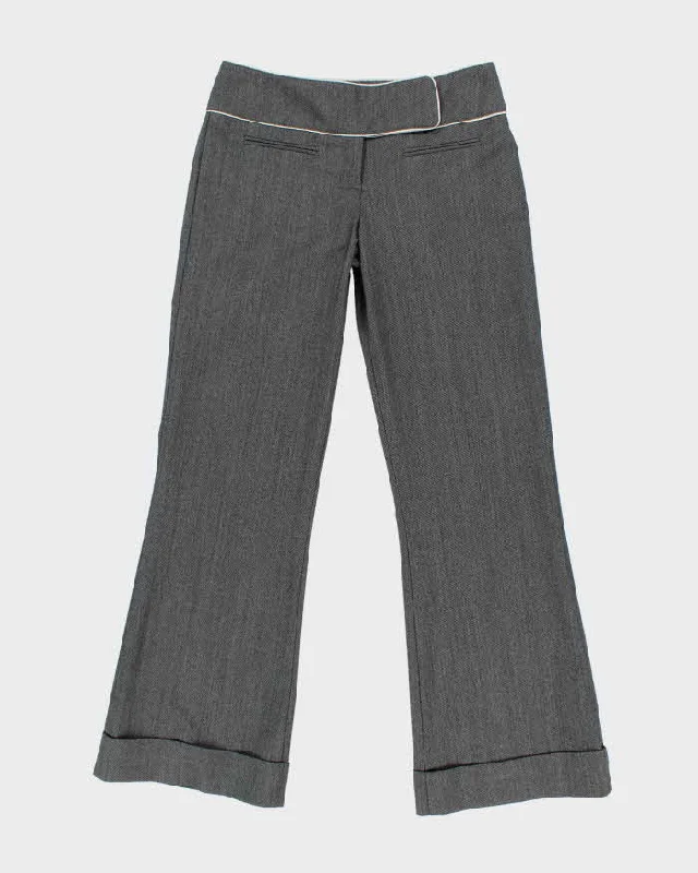 Y2k 00s Bebe Grey Suit Trousers - W30 L29 Trousers Fall Fleece