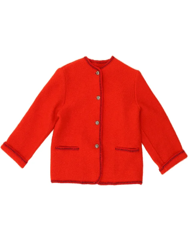VINTAGE Womens 4 Button Blazer Jacket UK 10 Small Red One-Shoulder Jacket Off-the-Shoulder Jacket Asymmetrical Jacket VINTAGE Womens 4 Button Blazer Jacket UK 10 Small Red One-Shoulder Jacket Off-the-Shoulder Jacket Asymmetrical Jacket