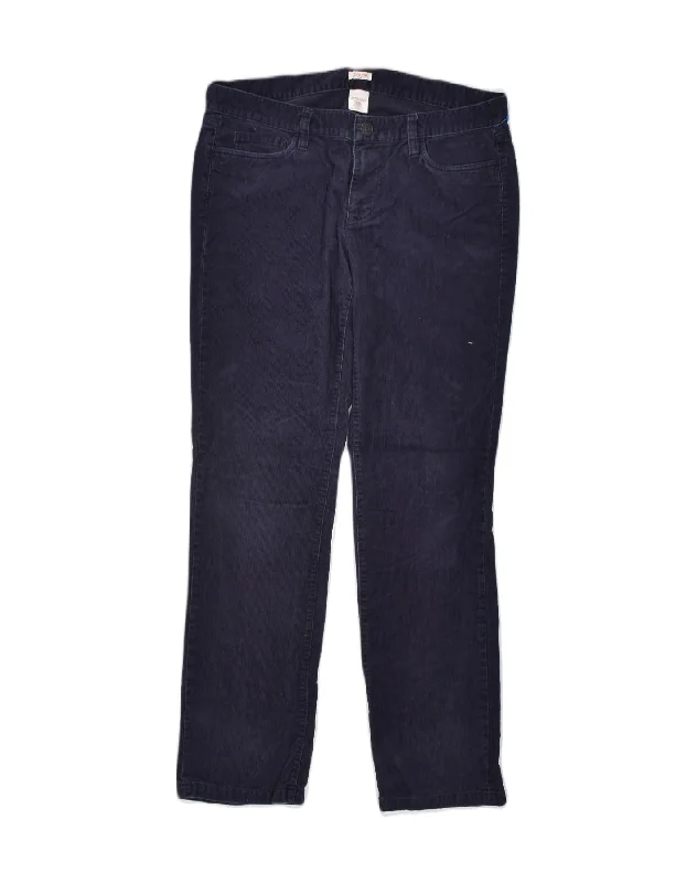 J. CREW Womens Matchstick Skinny Corduroy Trousers W30 L30 Navy Blue Trousers Flared Retro J. CREW Womens Matchstick Skinny Corduroy Trousers W30 L30 Navy Blue Trousers Flared Retro