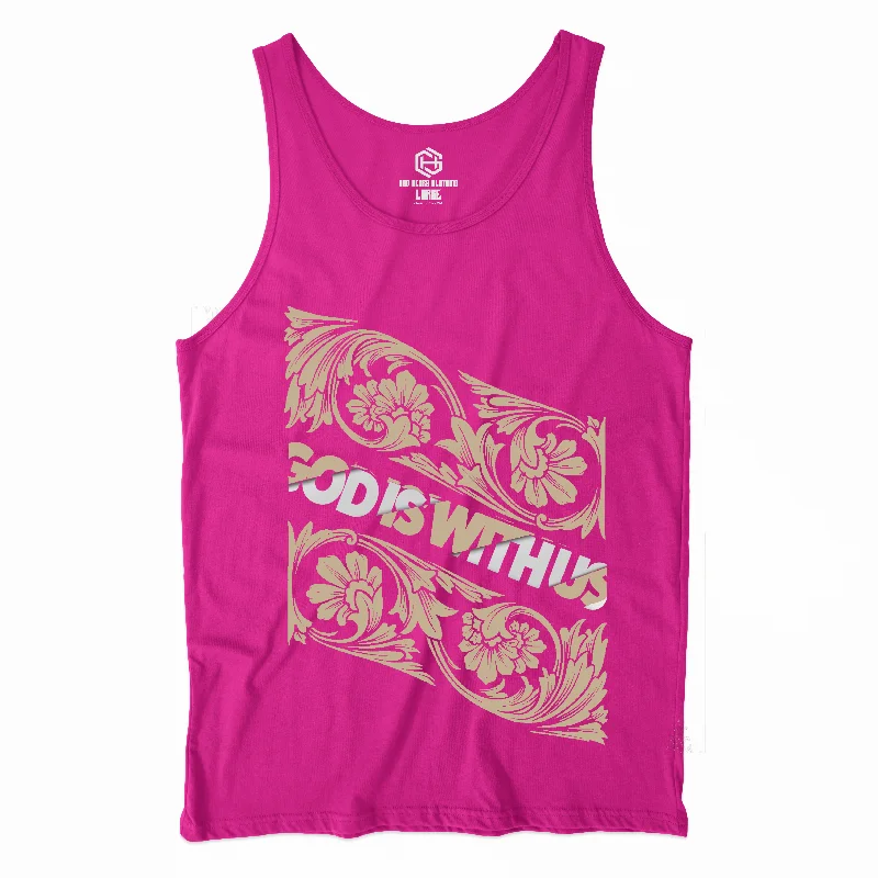God Is With Us Tank Top long tank top