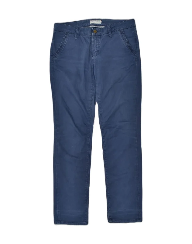 MASSIMO DUTTI Womens Slim Chino Trousers W30 L30 Navy Blue Cotton Classic Trousers Evening Elegant MASSIMO DUTTI Womens Slim Chino Trousers W30 L30 Navy Blue Cotton Classic Trousers Evening Elegant